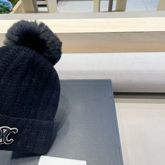 Celine hat wool blend knitted hat - Picture 5 of 8
